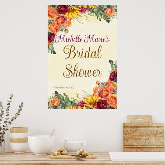 Brautparty Poster (Küche)