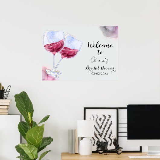 Brautparty Poster (Heimbüro)