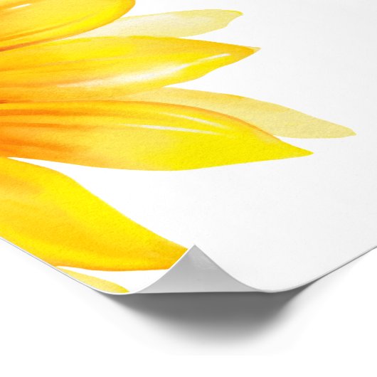 Brautparty Poster in modernem Design. (Ecke)