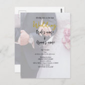 Brautparty Postkarte (Vorne/Hinten)