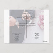 Brautparty Postkarte (Rückseite)