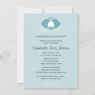 Brautparty Prinz-Frog Themed Einladung