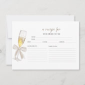 Brautparty Prosecco Einladung (Vorderseite)