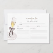 Brautparty Prosecco Einladung (Vorderseite)