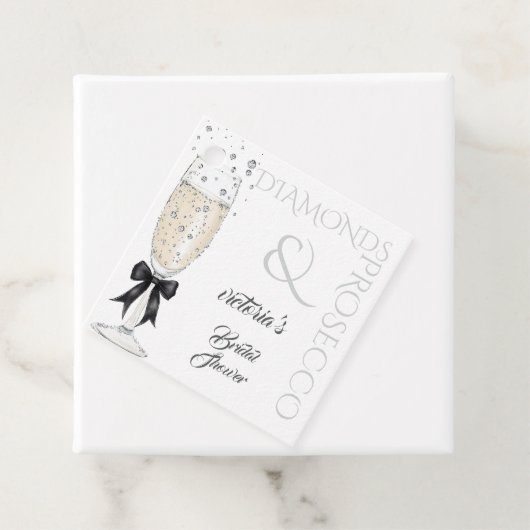 Brautparty prosecco geschenkanhänger (Beispiel)