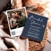 Brautparty QR Code Foto Einladung