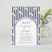 Brautparty QR-Code für Hauptpresse Einladung (Stehend Vorderseite)