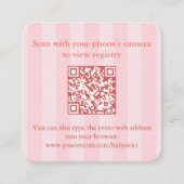 Brautparty QR Code UAWG Begleitkarte (Vorderseite)