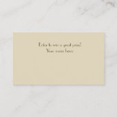 Brautparty Raffle Tickets Einschließkarte Begleitkarte (Rückseite)