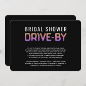 Brautparty-Rainbow-Farben Einladung (Vorne/Hinten)