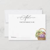 Brautparty-Ratenkarte frisch Einladung (Vorderseite)