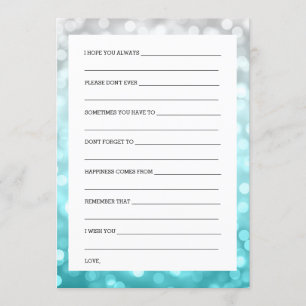 Brautparty-Ratestrand Ombre Glitzer-Lichter Einladung