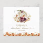 Brautparty-Ratgeber für Pumpkin Fall (Rückseite)