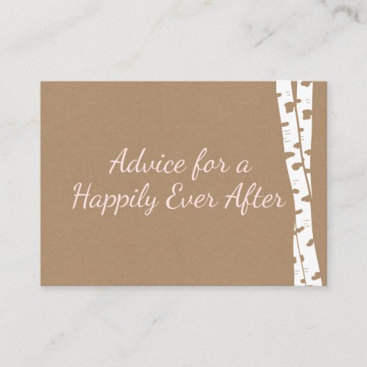 Brautparty-Ratgeber Hinweiskarte (Vorderseite)