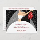 Brautparty-Ratgeber Hinweiskarte (Vorne/Hinten)