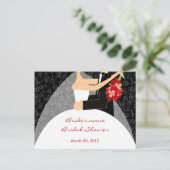 Brautparty-Ratgeber Hinweiskarte (Stehend Vorderseite)