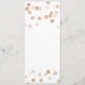 Brautparty Ratgeber Karten Kupferfolie Glitzer (Rückseite)