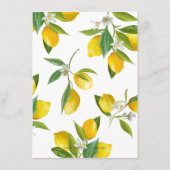 Brautparty-Ratgeber und -Wünsche Hinweiskarte (Rückseite)