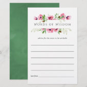 Brautparty-Ratschläge für Aquarellpinken (Vorne/Hinten)