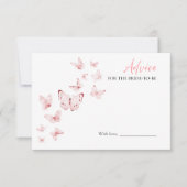 Brautparty-Ratschläge für die Bride Card Einladung (Vorderseite)