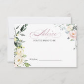 Brautparty-Ratschläge für die Bride Card Einladung (Vorderseite)