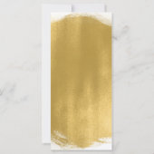 Brautparty-Ratschläge Karten Gold-Paint-Look (Rückseite)