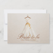 Brautparty-Ratschläge und Wunschkarte Einladung (Rückseite)