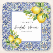 Brautparty Rechteckiger Pappuntersetzer (Vorderseite)