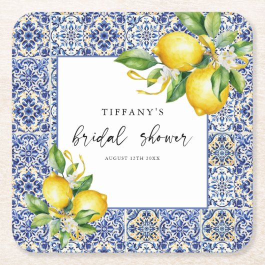 Brautparty Rechteckiger Pappuntersetzer (Vorderseite)