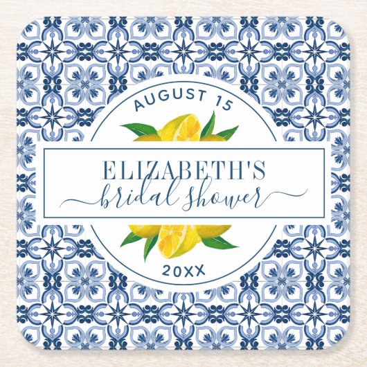 Brautparty Rechteckiger Pappuntersetzer (Vorderseite)