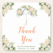 Brautparty Rechteckiger Pappuntersetzer (Vorderseite)