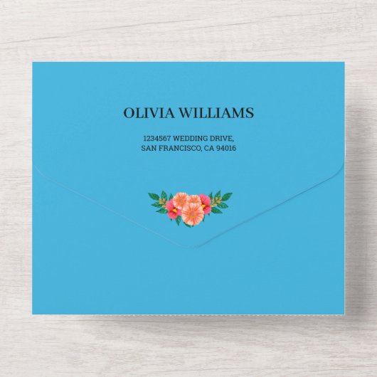 Brautparty Recipe All In One Einladung (Rückseite)