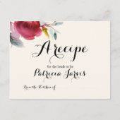 Brautparty Recipe Burgundy Marsala (Rückseite)