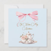 Brautparty Regency Tea Party (Rückseite)