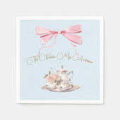 Brautparty Regency Tea Party Serviette (Vorderseite)