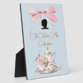 Brautparty Regency Tee Party Silhouette Ribbon Fotoplatte (Seite)