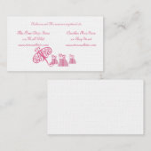 Brautparty-Registrierungskarte Begleitkarte (Vorne/Hinten)