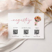 Brautparty-Registrierungskarte neu Begleitkarte