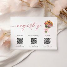 Brautparty-Registrierungskarte neu