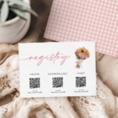 Brautparty-Registrierungskarte neu Begleitkarte