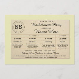 Brautparty ReiseBachelorette Bibliotheks-Buch Einladung