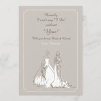 Brautparty Request Card