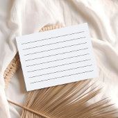 Brautparty Rezept Anfrage Blumenbraun Begleitkarte