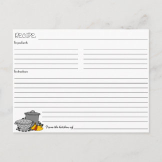 Brautparty Rezept Einladung Postkarte