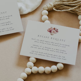 Brautparty-Rezept für Blumenkohl im Herbst Begleitkarte