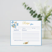 Brautparty Rezept für Liebe Ratgeber Karten (Stehend Vorderseite)