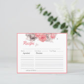 Brautparty Rezept für Liebe Ratgeber Karten (Stehend Vorderseite)