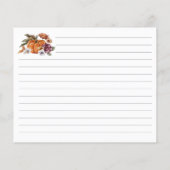 Brautparty-Rezept-Karte (Rückseite)