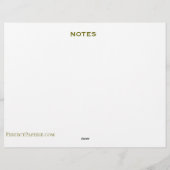 Brautparty-Rezept-Karte Briefbogen (Rückseite)