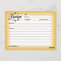 Brautparty Rezept Karte Desserts Scrolls Retro